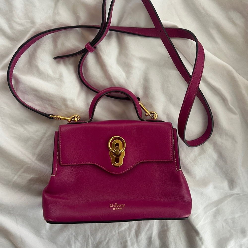 Mulberry bag mini seaton pink